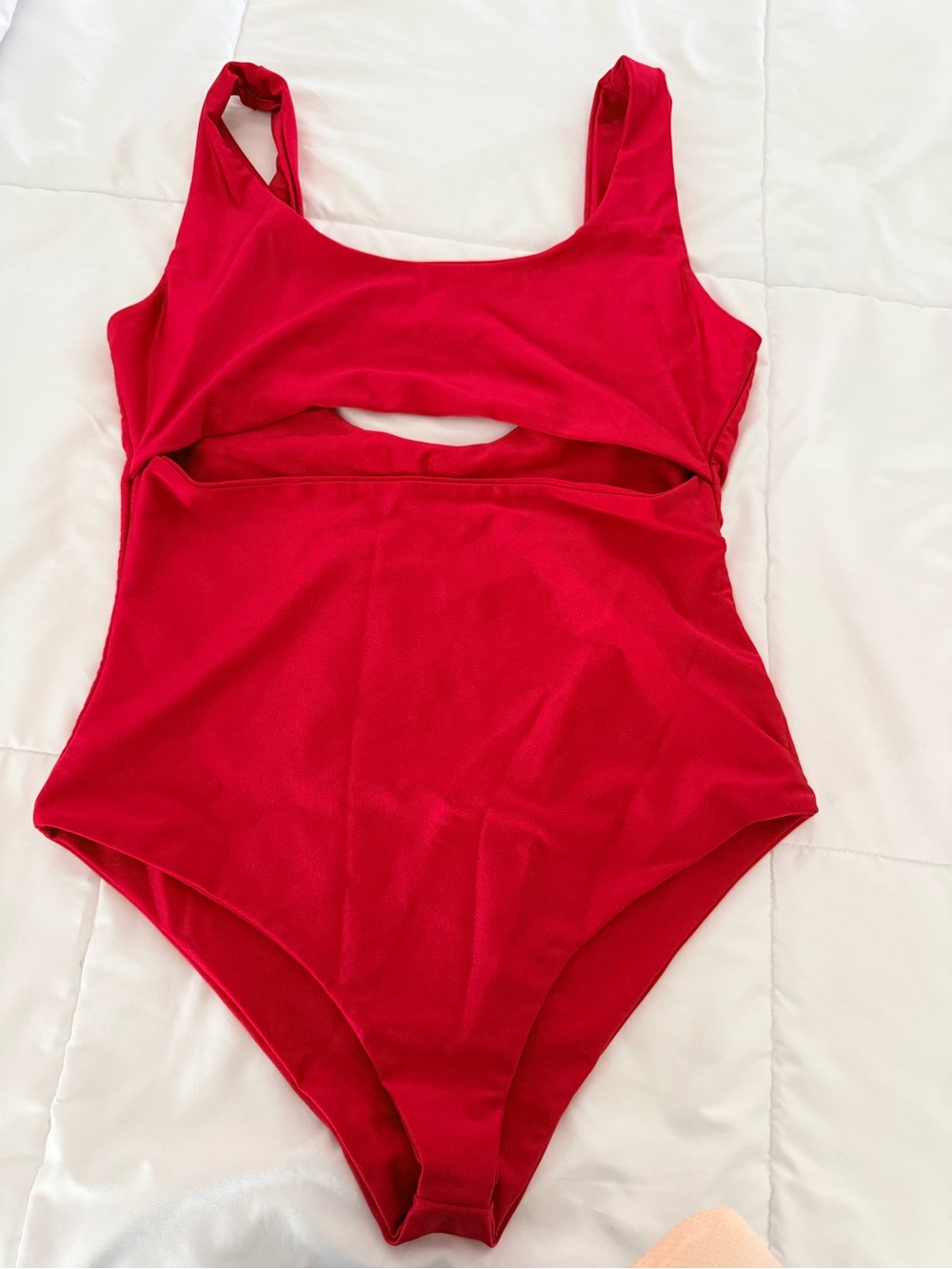 Lulus Red Cutout One-Piece Swimsuit